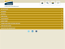 Tablet Screenshot of imrf.org